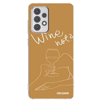 Picasee silikonska prozirna maskica za Samsung Galaxy A52 5G A525F - Wine not