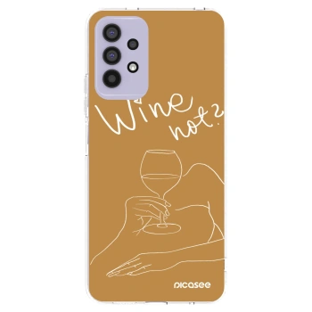 Picasee silikonska prozirna maskica za Samsung Galaxy A32 4G SM-A325F - Wine not