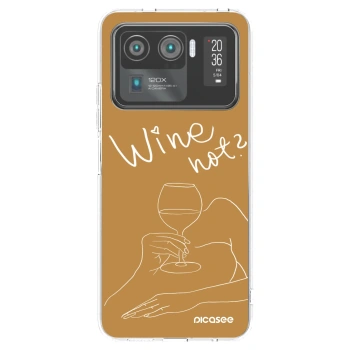 Picasee silikonska prozirna maskica za Xiaomi Mi 11 Ultra - Wine not
