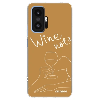 Picasee silikonska prozirna maskica za Xiaomi 11T - Wine not