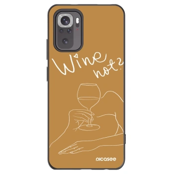 Picasee crna silikonska maskica za Xiaomi Redmi Note 11S 4G - Wine not