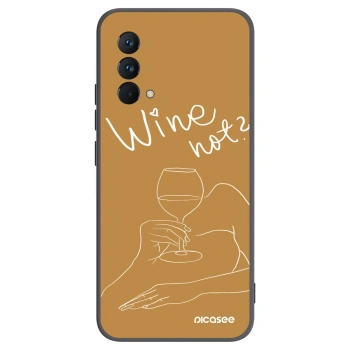Picasee crna silikonska maskica za Realme GT Master Edition 5G - Wine not