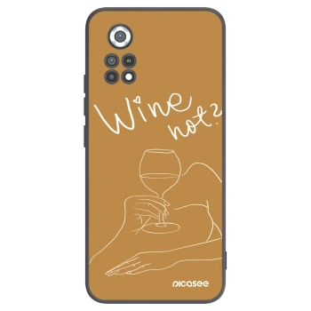 Picasee crna silikonska maskica za Xiaomi Poco X4 Pro 5G - Wine not