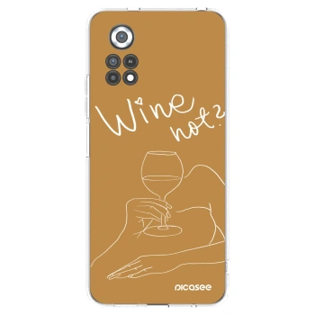 Picasee silikonska prozirna maskica za Xiaomi Poco X4 Pro 5G - Wine not