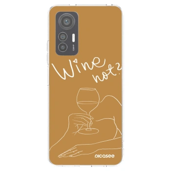 Picasee silikonska prozirna maskica za Xiaomi 12 Lite - Wine not