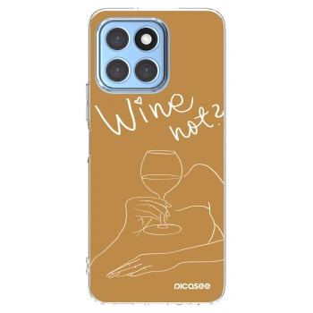 Picasee silikonska prozirna maskica za Honor X6 - Wine not