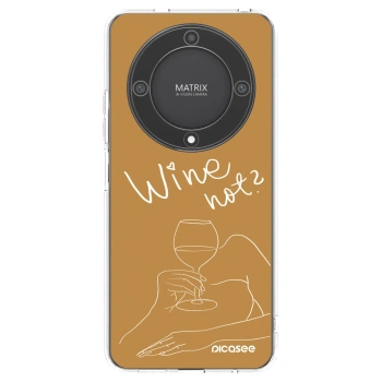 Picasee silikonska prozirna maskica za Honor Magic5 Lite 5G - Wine not