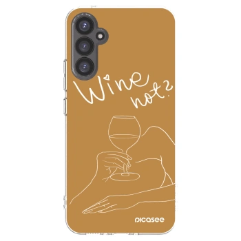 Picasee silikonska prozirna maskica za Samsung Galaxy A34 5G A346B - Wine not