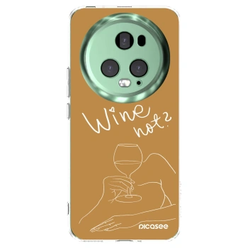 Picasee silikonska prozirna maskica za Honor Magic5 Pro - Wine not