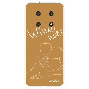 Picasee silikonska prozirna maskica za Honor Magic4 Lite 5G - Wine not