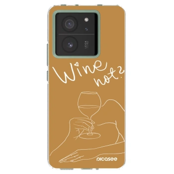 Picasee silikonska prozirna maskica za Xiaomi 13T Pro - Wine not