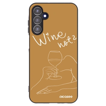 Picasee crna silikonska maskica za Samsung Galaxy A15 A156B 5G - Wine not