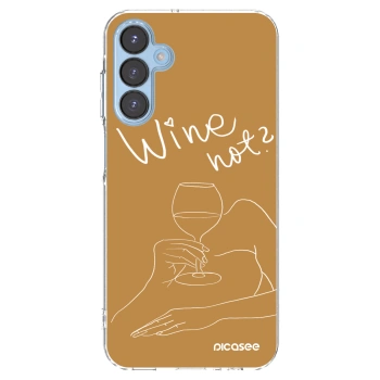 Picasee silikonska prozirna maskica za Samsung Galaxy A15 A156B 5G - Wine not