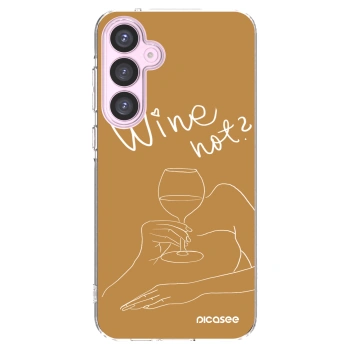 Picasee silikonska prozirna maskica za Samsung Galaxy A55 5G A556B - Wine not