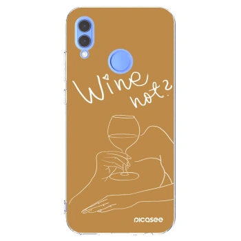 Picasee silikonska prozirna maskica za Huawei P Smart 2019 - Wine not