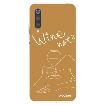 Picasee silikonska prozirna maskica za Xiaomi Mi 9 - Wine not