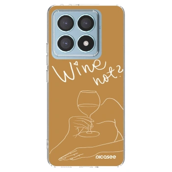 Picasee silikonska prozirna maskica za Xiaomi 14T Pro - Wine not