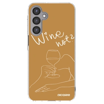 Picasee silikonska prozirna maskica za Samsung Galaxy A16 5G - Wine not