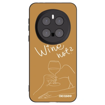Picasee crna silikonska maskica za Honor Magic7 Pro 5G - Wine not