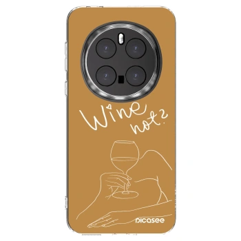 Picasee silikonska prozirna maskica za Honor Magic7 Pro 5G - Wine not