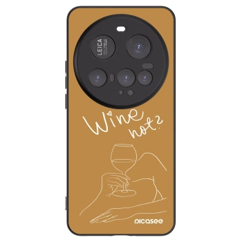Picasee crna silikonska maskica za Xiaomi 15 Ultra - Wine not