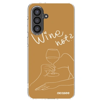 Picasee silikonska prozirna maskica za Samsung Galaxy A56 5G A566B - Wine not