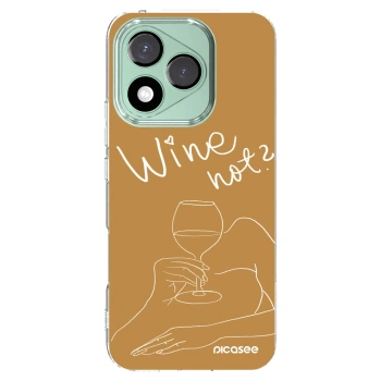 Picasee silikonska prozirna maskica za Honor 400 Lite 5G - Wine not