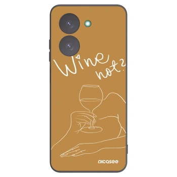 Picasee crna silikonska maskica za Xiaomi Redmi A5 - Wine not