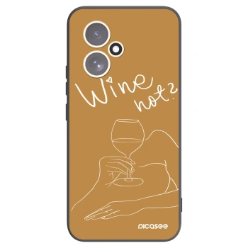 Picasee crna silikonska maskica za Honor 400 5G - Wine not