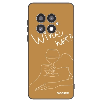 Picasee crna silikonska maskica za OnePlus 13 5G - Wine not