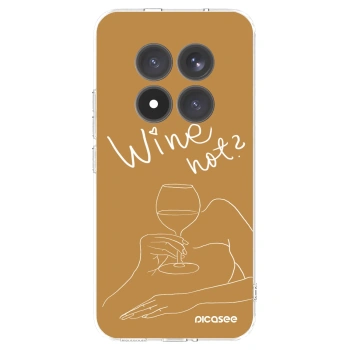 Picasee silikonska prozirna maskica za Xiaomi Redmi Note 15 Pro+ - Wine not