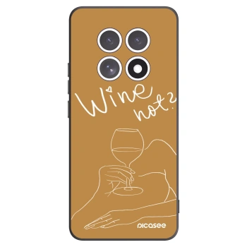 Picasee crna silikonska maskica za Xiaomi Redmi Note 15 - Wine not