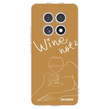 Picasee silikonska prozirna maskica za Xiaomi Redmi Note 15 - Wine not