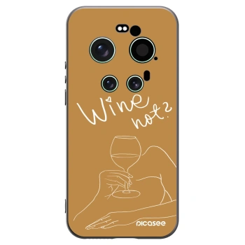Picasee crna silikonska maskica za Xiaomi 17 Ultra - Wine not