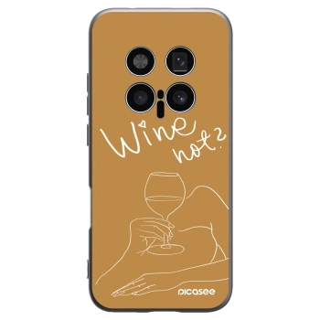 Picasee crna silikonska maskica za Honor Magic8 Pro 5G - Wine not