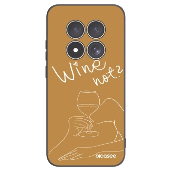 Picasee crna silikonska maskica za Xiaomi Redmi Note 15 Pro 5G - Wine not