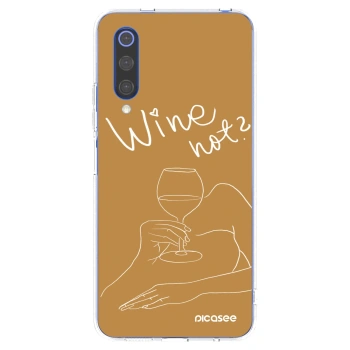 Picasee silikonska prozirna maskica za Xiaomi Mi 9 SE - Wine not
