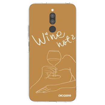 Picasee silikonska prozirna maskica za Xiaomi Redmi 8 - Wine not