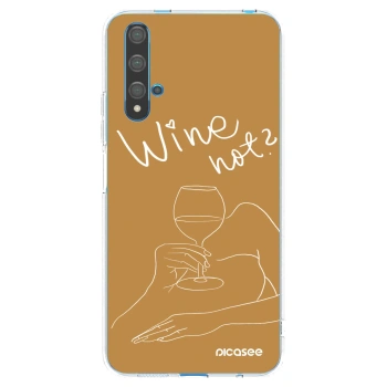Picasee silikonska prozirna maskica za Huawei Nova 5T - Wine not