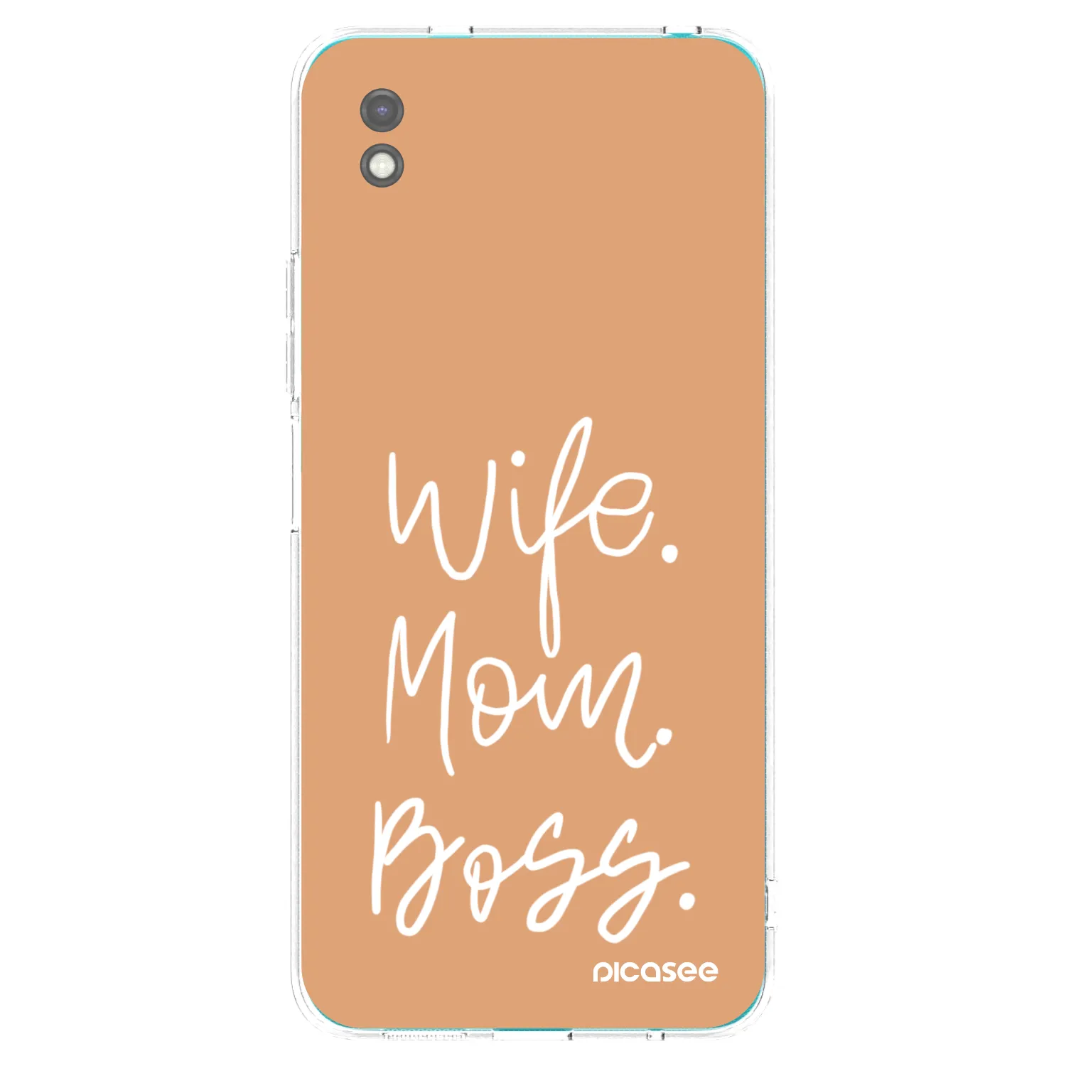 Picasee crna silikonska maskica za Xiaomi Redmi 9A - Boss Mama