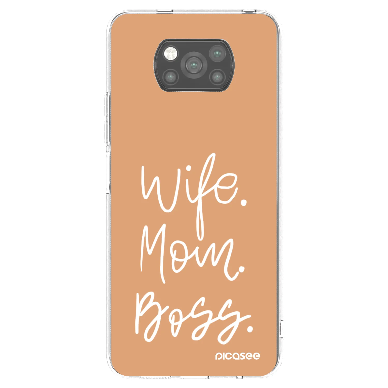 Picasee crna silikonska maskica za Xiaomi Poco X3 - Boss Mama