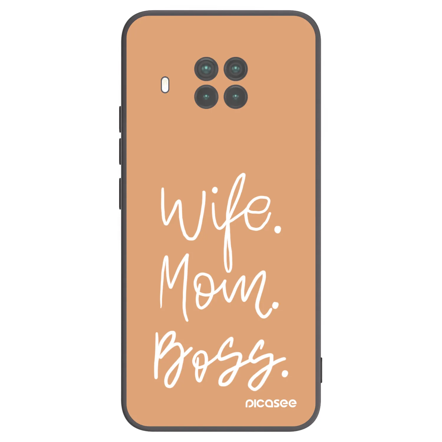 Picasee crna silikonska maskica za Xiaomi Mi 10T Lite - Boss Mama