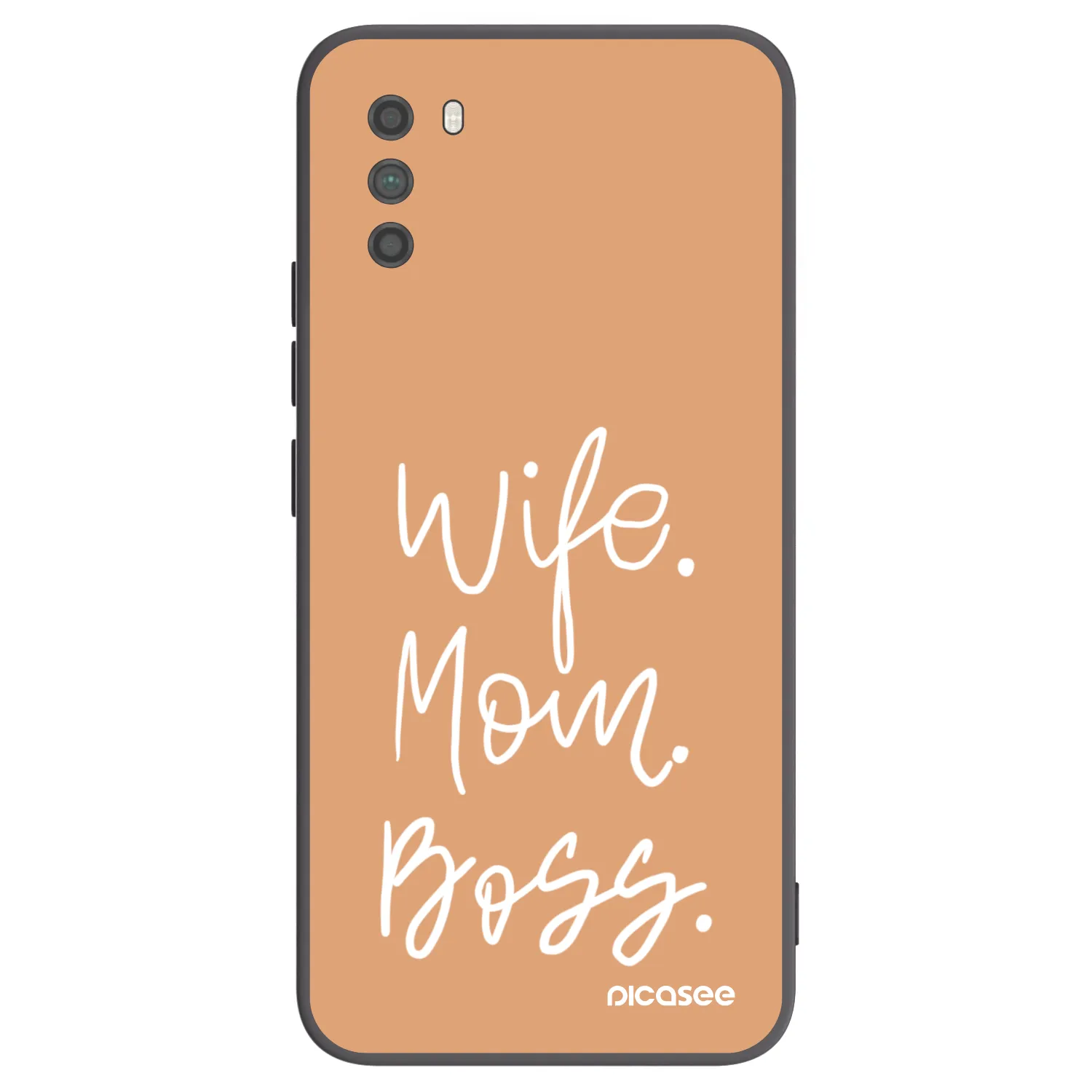 Picasee crna silikonska maskica za Xiaomi Poco M3 - Boss Mama
