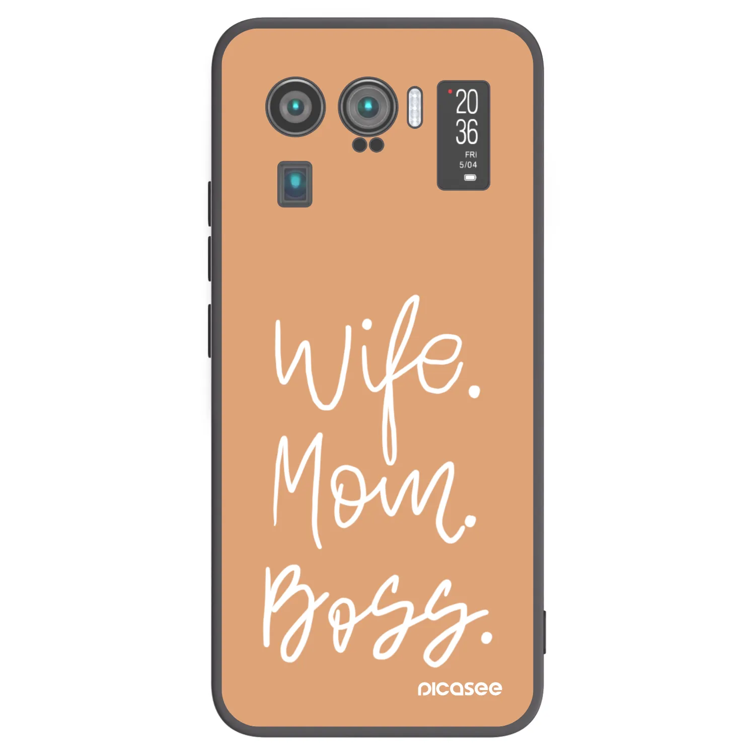 Picasee crna silikonska maskica za Xiaomi Mi 11 Ultra - Boss Mama