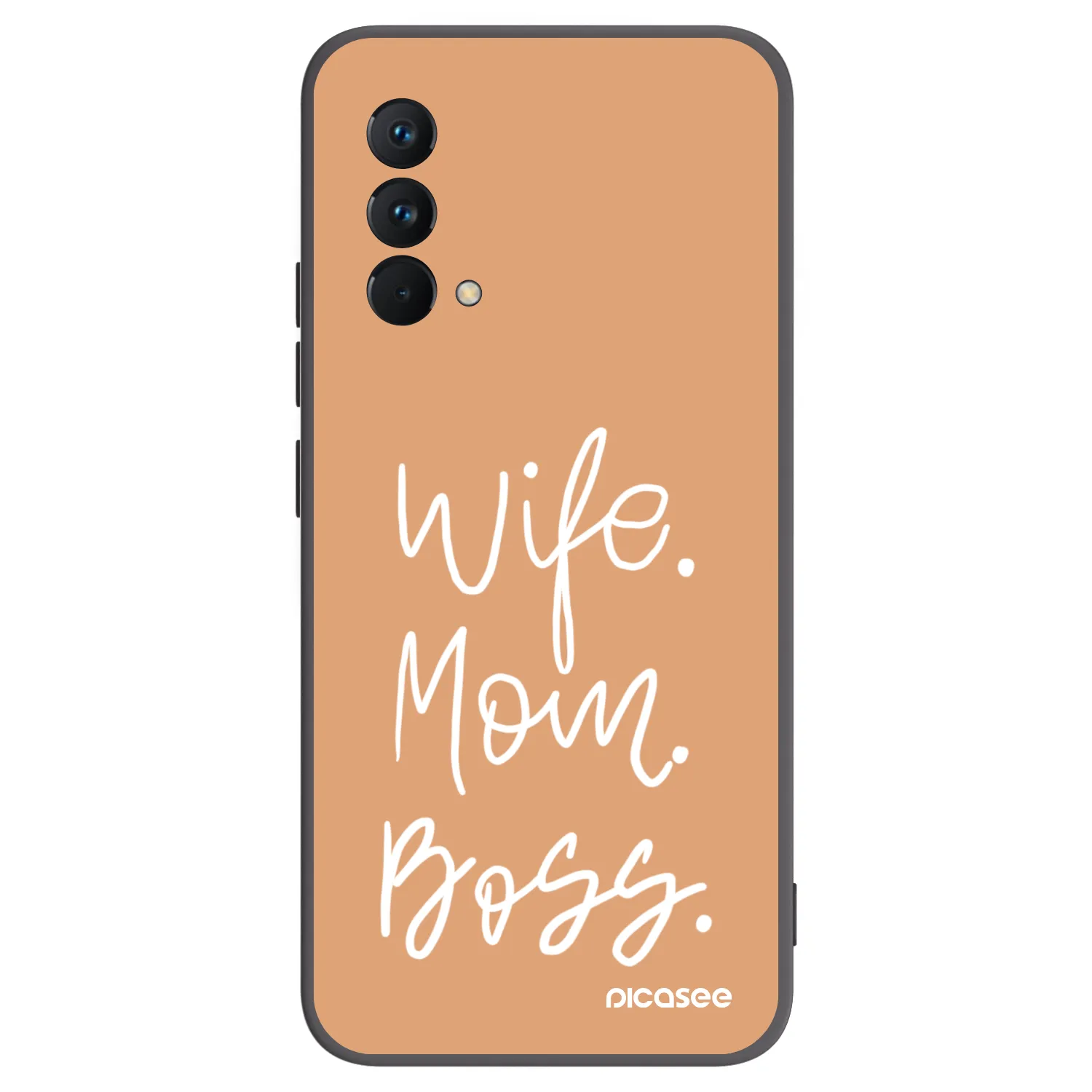 Picasee crna silikonska maskica za Realme GT Master Edition 5G - Boss Mama