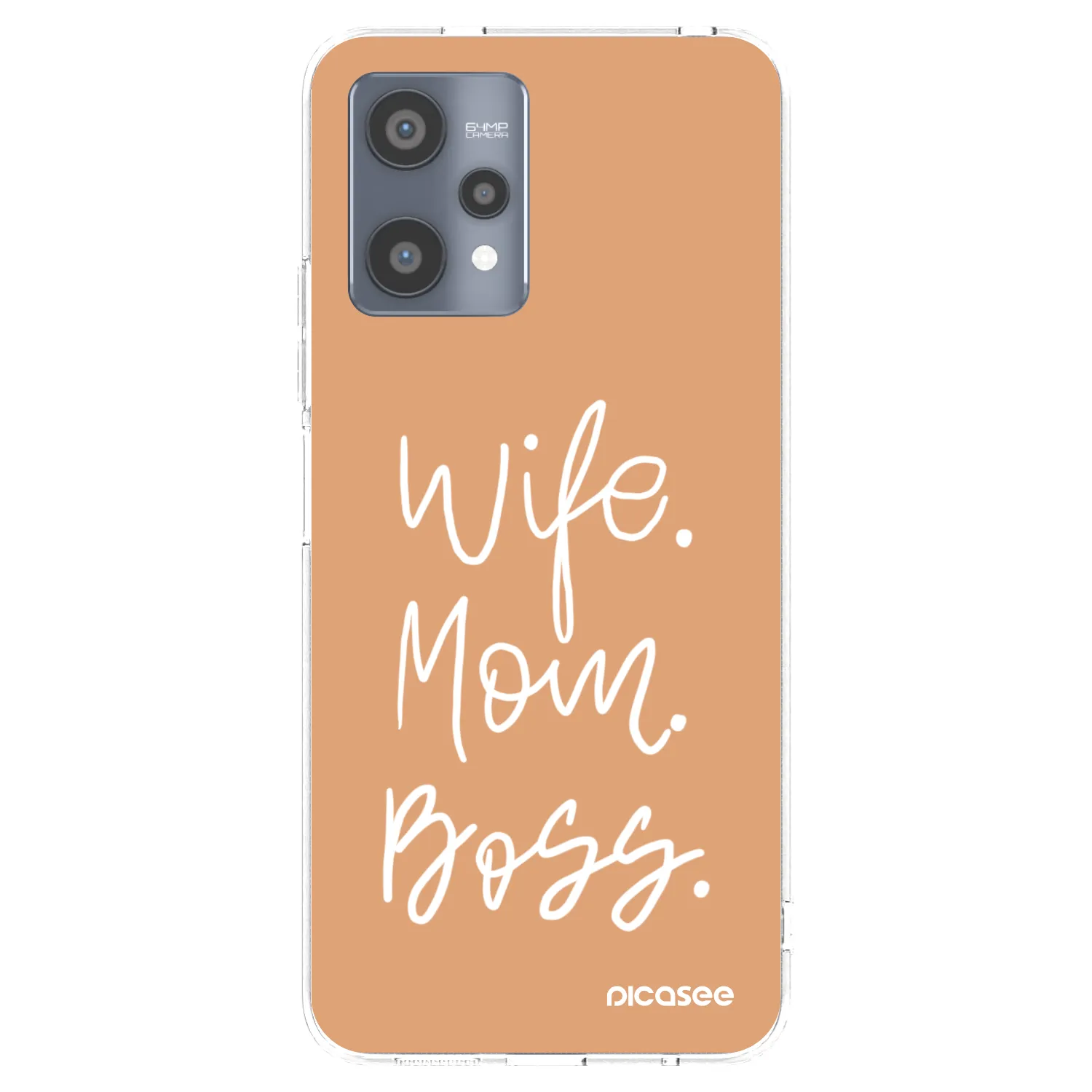 Picasee silikonska prozirna maskica za Realme 9 Pro 5G - Boss Mama