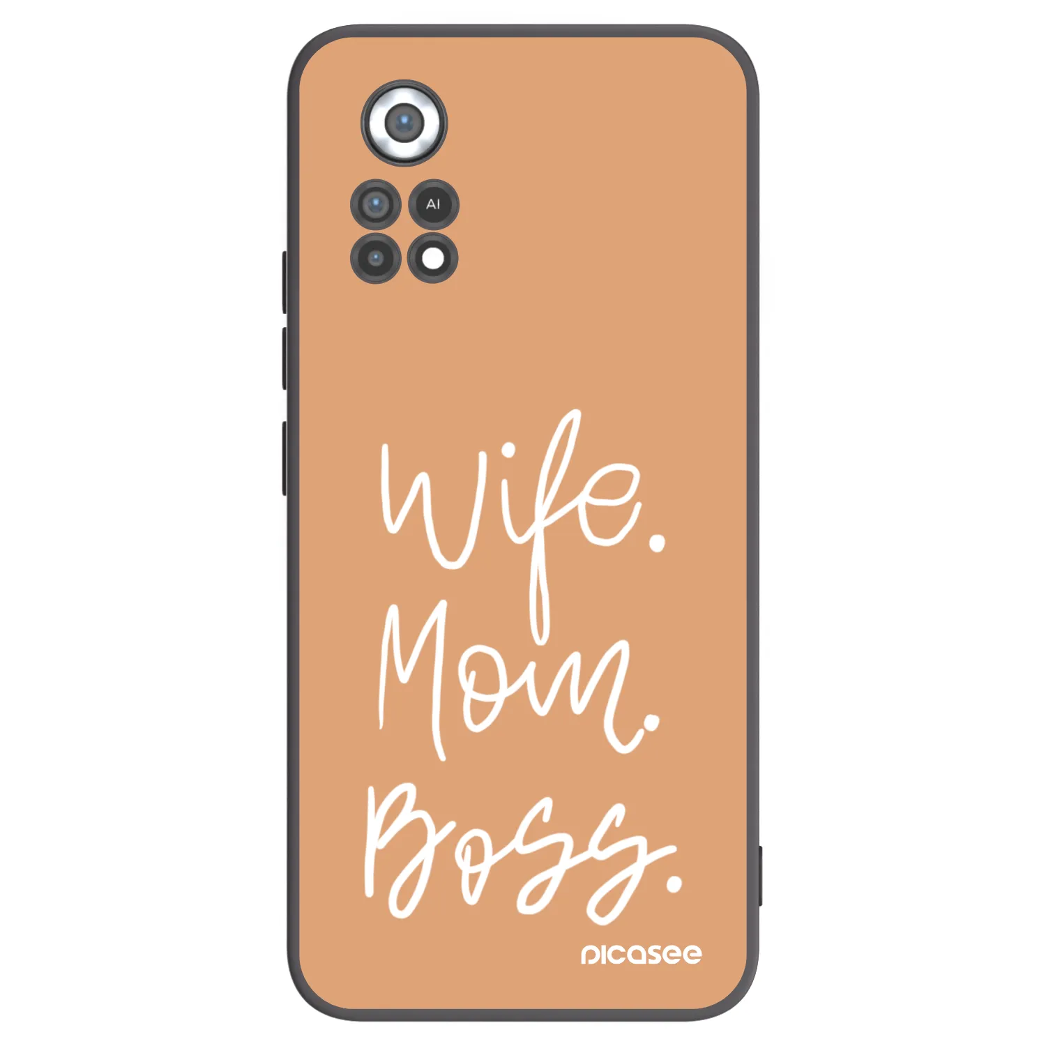 Picasee crna silikonska maskica za Xiaomi Poco X4 Pro 5G - Boss Mama