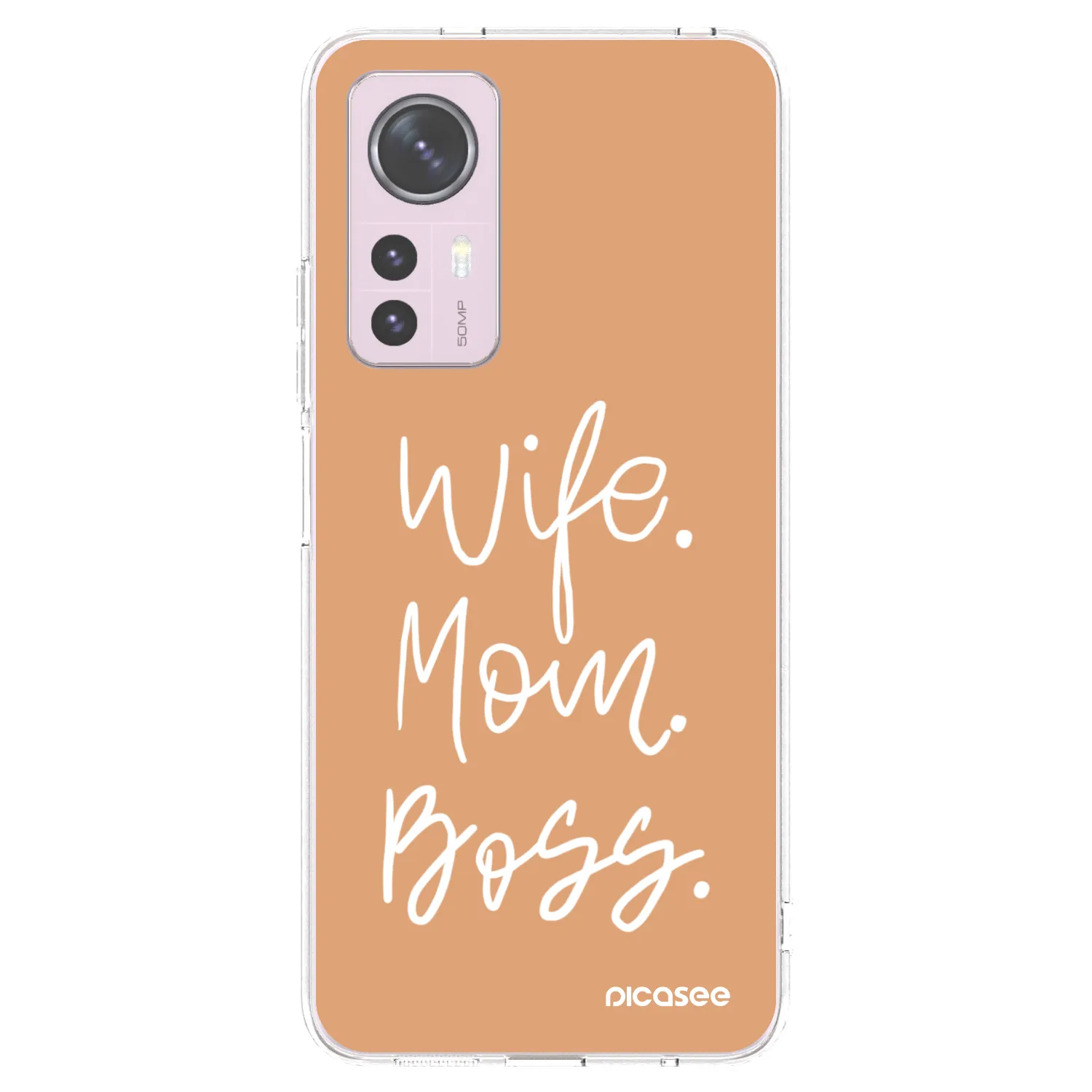 Picasee silikonska prozirna maskica za Xiaomi 12 - Boss Mama