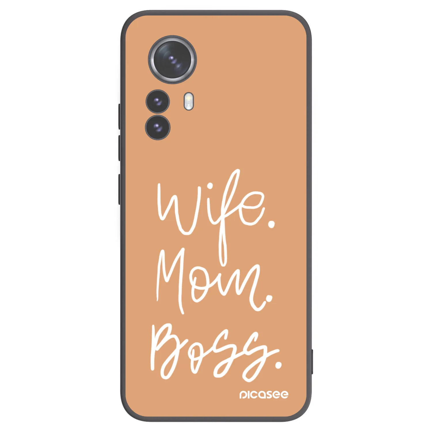 Picasee crna silikonska maskica za Xiaomi 12 Pro - Boss Mama