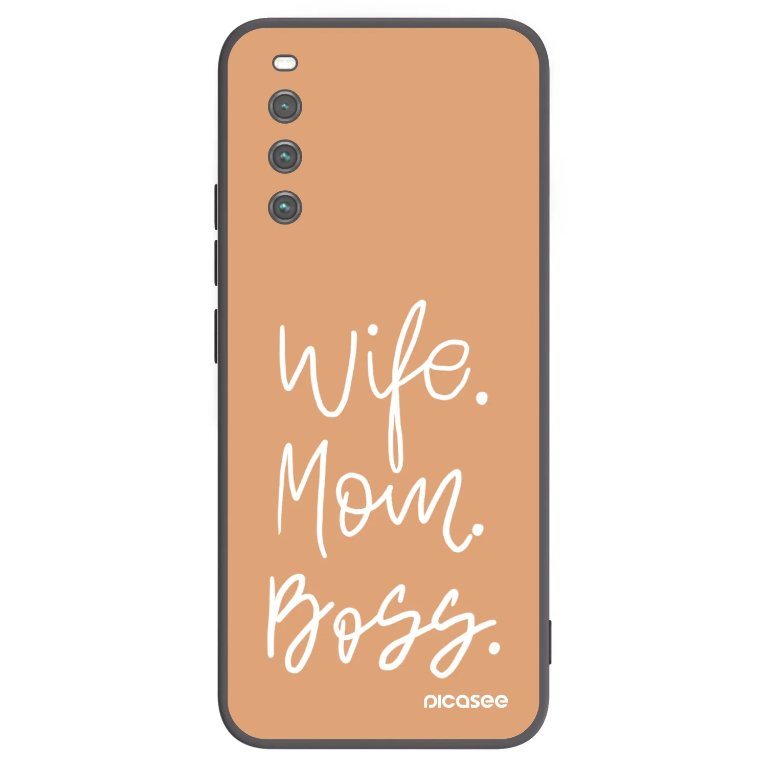 Picasee crna silikonska maskica za Sony Xperia 10 IV 5G - Boss Mama